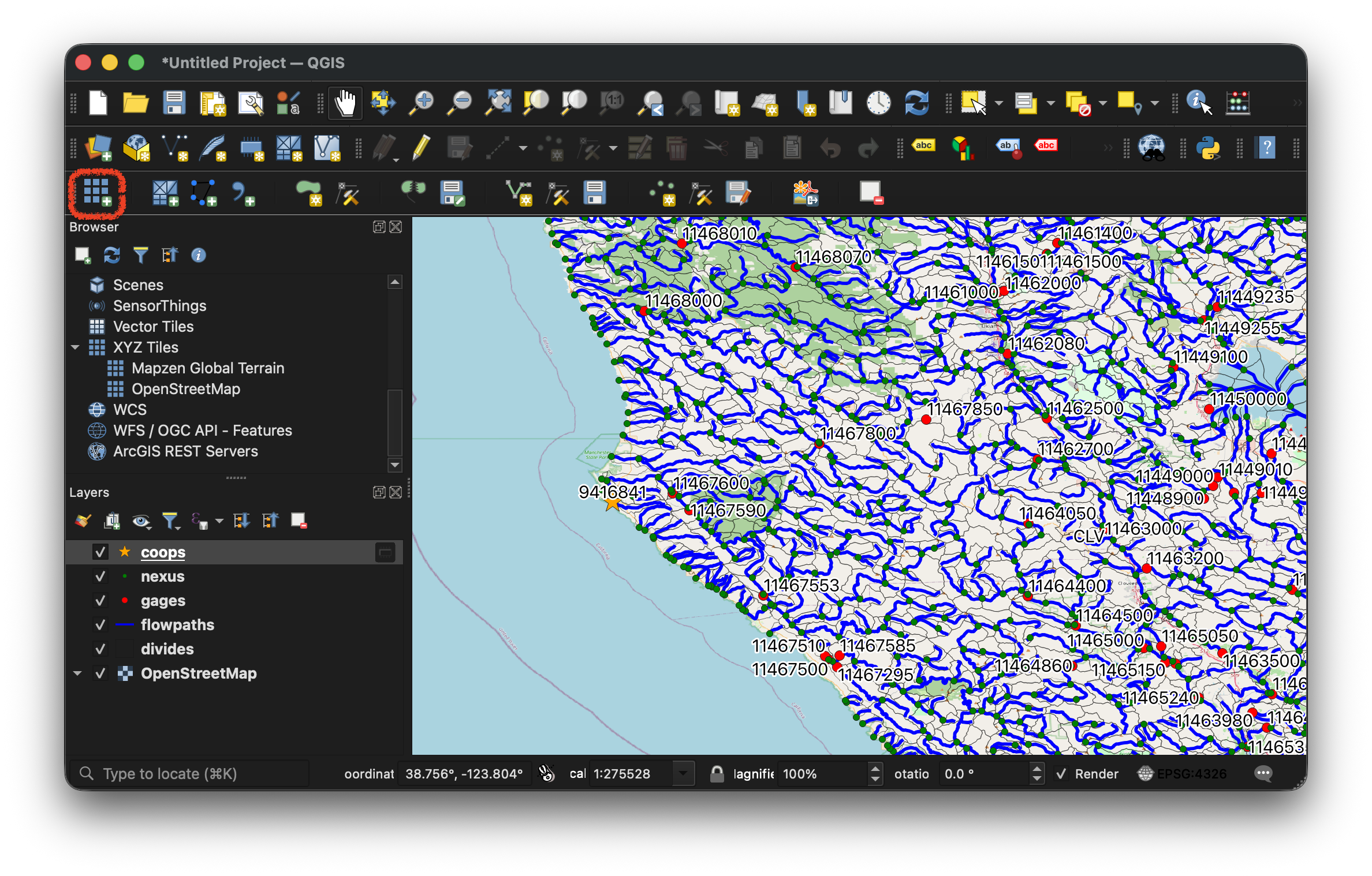 Basemap loaded